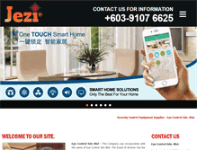 Tablet Screenshot of jezi.com.my